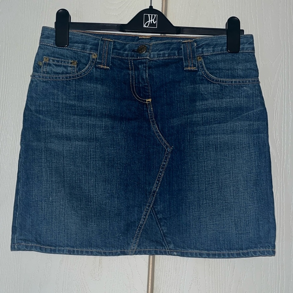 Vintage J Crew Denim Mini Skirt